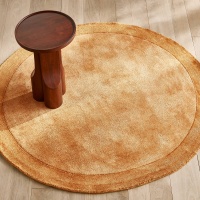 Ковер Из Тенселя круглый сотканный вручную Burada диаметр 250 см каштановый AM.PM  фото, kupilegko.ru